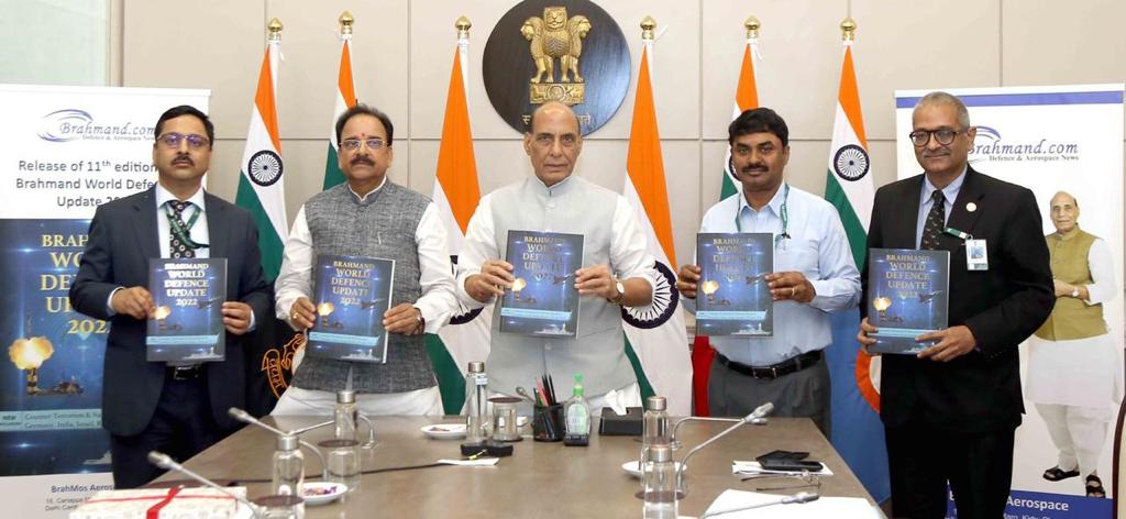 Defence Minister Rajnath Singh Releases ‘Brahmand World Defence Update ...